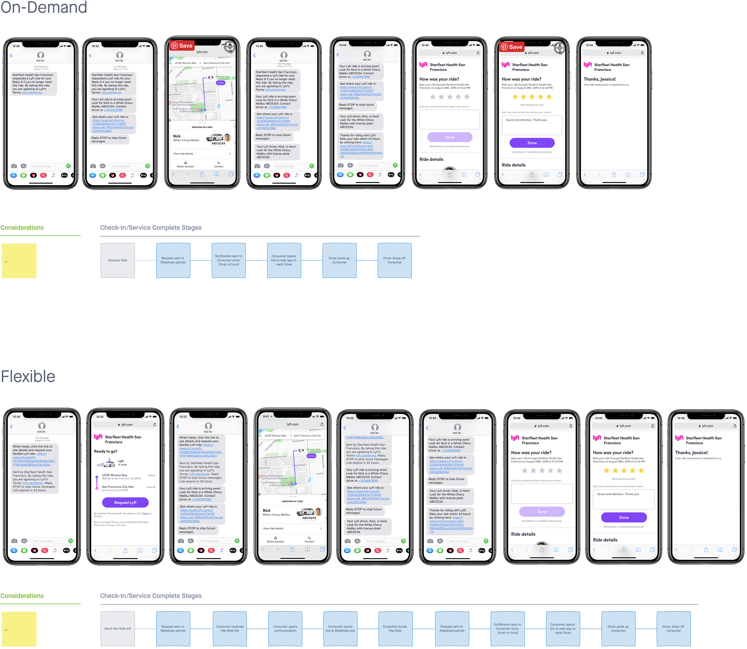 Default screen, From Dealership | Rideshare + Scheduling