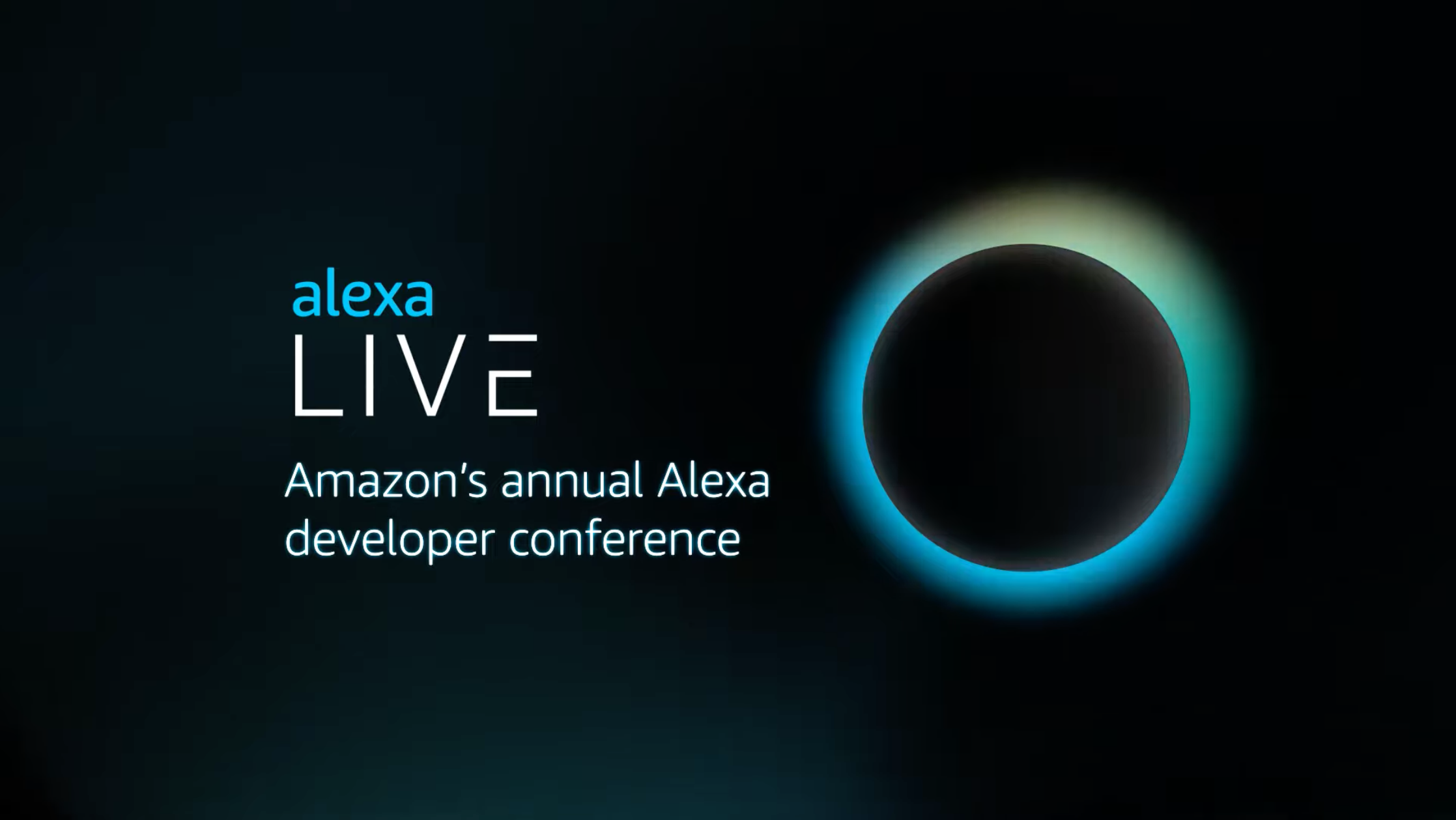 Alex Live. Amazon's annual Alexa developer conference.