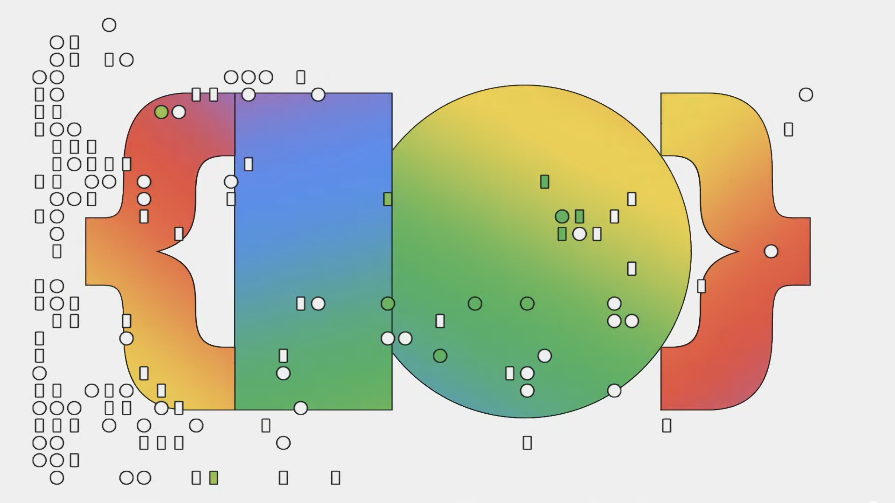 Google I/O logo in a colorful rainbow gradient